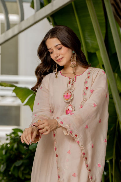 Ivory Rose Grace Anarkali Kurta Set