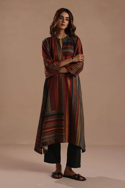 Urban Earth Panelled Kurta