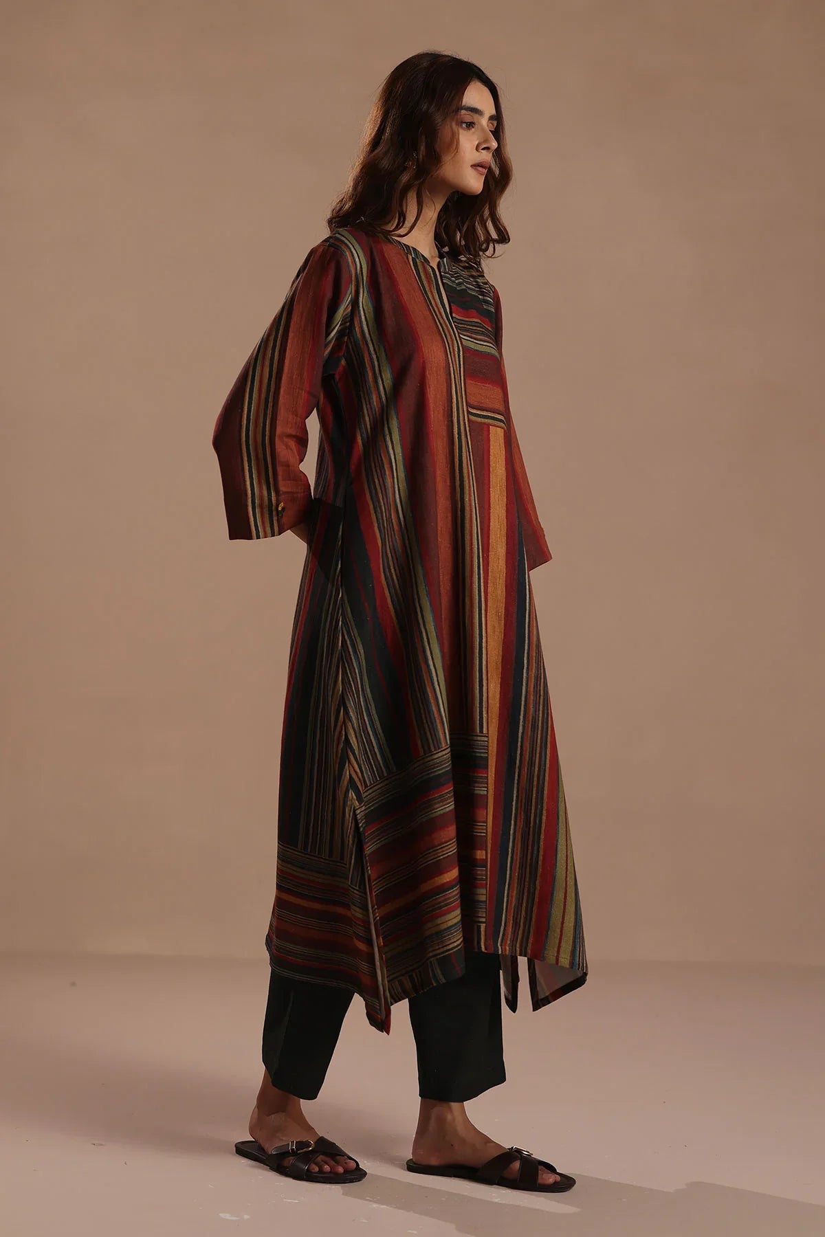 Urban Earth Panelled Kurta