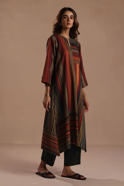 Urban Earth Panelled Kurta