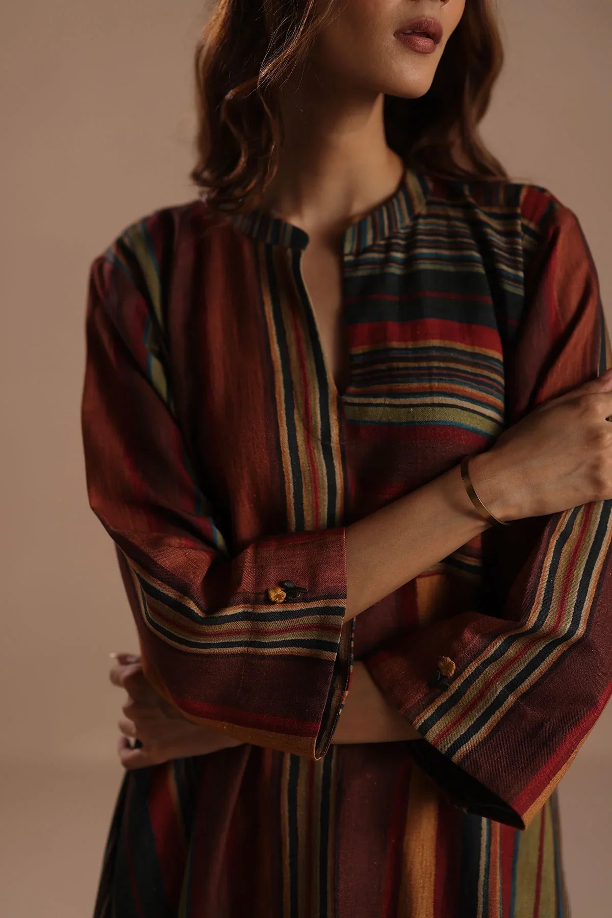 Urban Earth Panelled Kurta