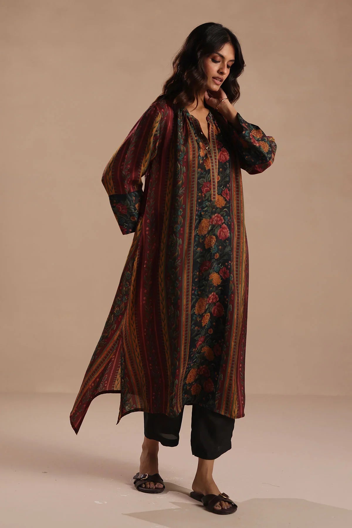 Auburn Kurta Set