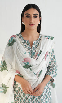 printed cotton suit set