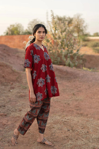 A printed cotton co-ord set