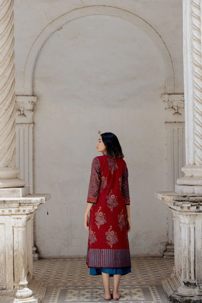Handcrafted Printed Kurta – Elegant Ethnic Wear